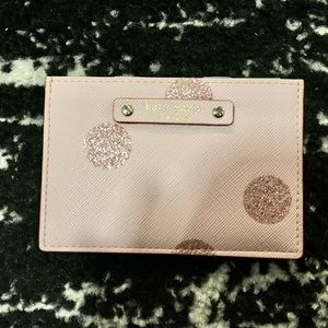 Pink Kate Spade Card Wallet